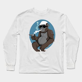 Cool monkey art Long Sleeve T-Shirt